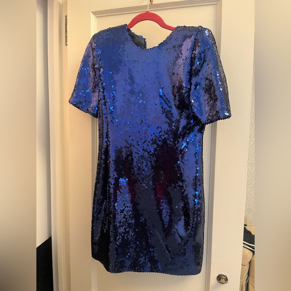 Carolina Herrera vintage sequin shift dress
